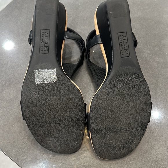 ALFANI stepnflex Women’s size 7 Sandal, black. - Picture 5 of 6